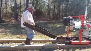 Installation Of Sawmill Log Bed Extension