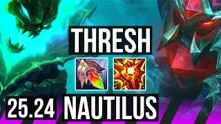 THRESH & Twitch vs NAUTILUS & Draven (SUP) | Perfect KDA: 10/0/13 | EUW Diamond | 25.24
