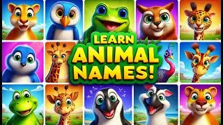 Let's Spell Animal Names Together! 🦁🐒 Fun Learning for Kids!