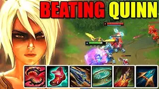Challenger Rank 1 Riven vs Challenger Quinn – TopLane Insane Carry