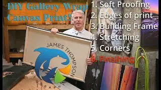 DIY Gallery Wrap Canvas Prints