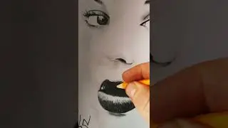 Noir Woman Raw drawing sketch 🙂👌🎨🖌️🍀❤️#art #drawing #youtube #shorts