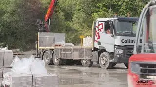 Allan Block Retaining Walls delivered to Seddon Homes&rsquo; - The Brambles development
