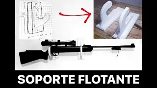🔫COMO HACER SOPORTE PARA RIFLES (FLOTANTE)💥