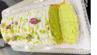 Vegan pistachio Avocado cake