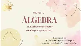 Factorizaci&oacute;n por factor com&uacute;n
