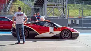Igazi P&aacute;lya Versenyaut&oacute;val a Ringen ! | Ferrari 458 Challenge tesztvezet&eacute;s | &eacute;lm&eacute;nyvezet&eacute;s.hu