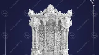 PURE SILVER HANDICRAFT TEMPLE | SILVER FURNITURE