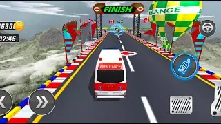 Emergency Van Mega Ramp Racing - Emergency Van Roof Jumping GT Racing - Android GamePlay #4