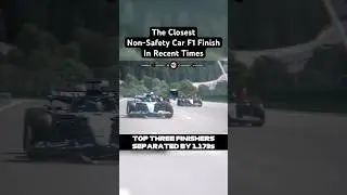The Closest F1 Finish Without A Safety Car In Recent Times | Shorts Edition #shorts #f1 #f1shorts