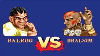 Balrog Vs Dhalsim Street Fighter ll (Hardest) Battle Match (Street Fighter Lovers)