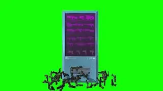 Animated Apex Legends Weapons Vending Machine Green Screen