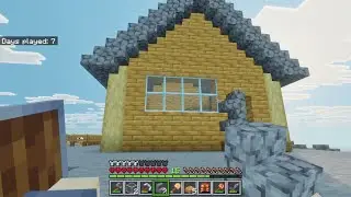 Minecraft Hardcore Episode 3: Finally building my house.