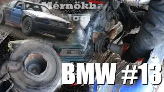 BMW #13 - Főtengely szíjtárcsa és olaj csere!