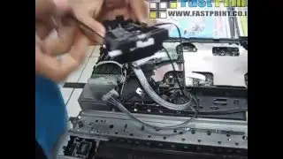 How to disassemble the printer DCP J125 to replace the printer head