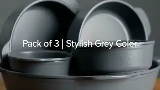 &ldquo;Cello Sapphire Grey Pack of 3 Thermoware