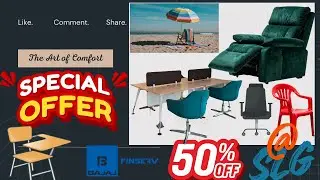🔥 Mega Chair & Table SALE | Office Chairs, Beach Chairs, Study Chairs,Tables | Lowest Prices in AP 🔥