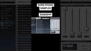 KORG PA1000 SAMPLES PARA MUSIC STUDIO WHATSAPP +50230685844