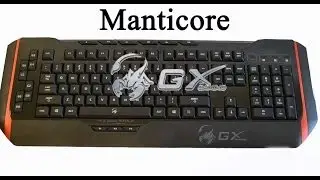 GX Gaming Manticore Gaming Keyboard Unboxing + Review