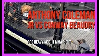 Anthony Coleman VS Conway Beaudry| MotorCity Cage Night VIII | Pro Heavyweight MMA Fight|