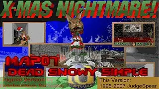 Doom II: X-Mas Nightmare - Map07: Dead Snowy Simple (100%) [GZDoom + Vanilla Essence]