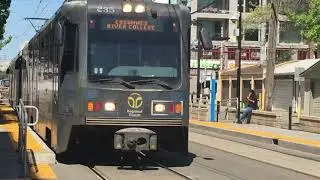 SACRT 211 Meets SACRT 235 Blue Line North and South 16th Street Light Rail Station Sacramento, CA