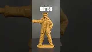 Matchbox British Combat Troops, 1/32, Vintage, Personal Collection