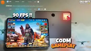CODM WARFARE 90FPS GAMEPLAY 😱 || ONEPLUS PAD 2🔥