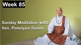 Sunday Meditation with Ven. Pomnyun Sunim [Week 85]