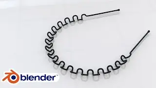 Blender 4.3 - Hairband modelling tutorial in #blender