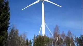 Mervento windmill turning March 16, 2012