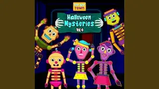 Five Funny Zombies Jumping On the Bed