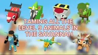 Riding All The Level 9 Animals In The Savannah In Rodeo Stampede!!!!