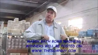March Bath Bomb Madness Contest #1 Win Bath Fizzies!