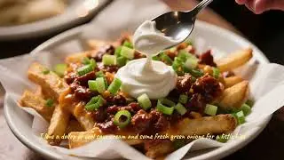 CRISPY CHILI CHEESE FRIES