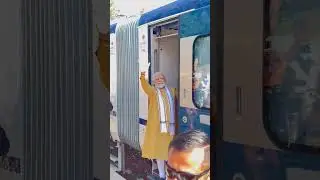 Prime Minister Modi flagged off the country&rsquo;s fourth Vande Bharat Express train #short#viral#india