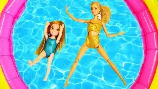 Spielspa&szlig; mit Barbie und Nicole - 2 Folgen am St&uuml;ck - Puppen Video f&uuml;r Kinder