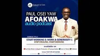 Start Working 5 - Work & Generosity 1- Stop Stealing, Start working(09.11.25)