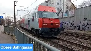 Züge an der Oberen Bahngasse | Trainspotten