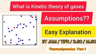 Postulates of Kinetic theory of gases ||Easy and full explanation || Thermodynamics #pw #viralvideo
