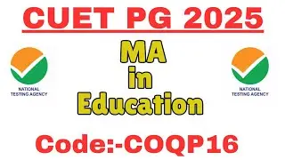 CUET PG | MA in Education Question | Important MCQ