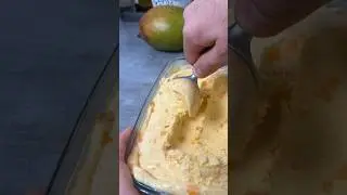 La recette de la glace &agrave; la mangue #recette #recettefacile #recetterapide #glace #mangue#glacemaison