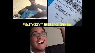 T-SHIRT PACK OPENING | @CashNastyGaming @AshONasty | #NASTYCREW