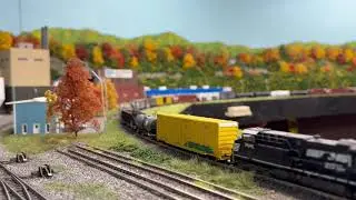 WESTBOUND FREIGHT WITH SOME COLORS