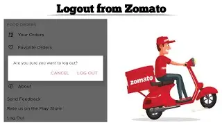 How to Logout from Zomato app | Zomato Sign Out Process | Techno Logic