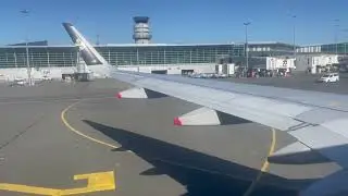 Afternoon arrival into Christchurch flying in a Air New Zealand Airbus a320.