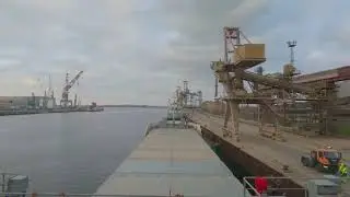 MV. Cederborg | Timelapse | 4K | Departure port of Rostock, Germany