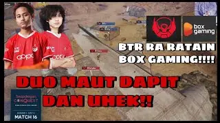 BTR CHICKEN KILL 13!!! DUO MAUT RA RATAKAN MIRAMAR!!! TURNAMEN SNAPDRAGON CONQUEST / R1 D3 MATCH 16
