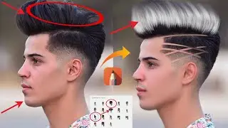 Autodesk Hair Editing Step by step | Autodesk Sketchbook Hair + Face Smooth Editing Tutorial |