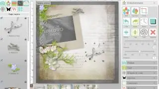 Tutorial How to Crop and Recolor Embellishments in My Memories Software
